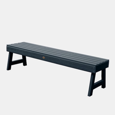 Highwood Usa 5ft Weatherly Picnic Bench Outdoor Furniture for Patio, Backyard, Garden AD-BENN3-FBE